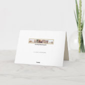 Winter in Windsor Castle - Prachtige kerst Feestdagen Kaart (Achterkant)