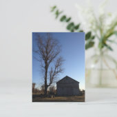 Winter in Windsor, CT-Briefkaart Briefkaart (Staand voorkant)