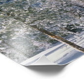 Winter in Yellowstone National Park Wyoming Foto Afdruk (Hoek)