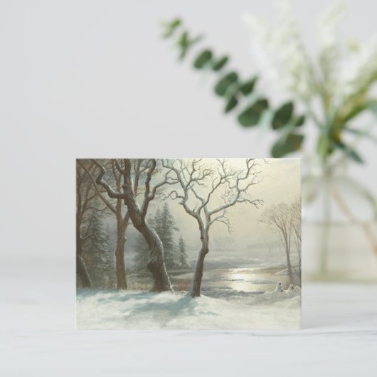 Winter in Yosemite door Albert Bierstadt Briefkaart (Staand voorkant)
