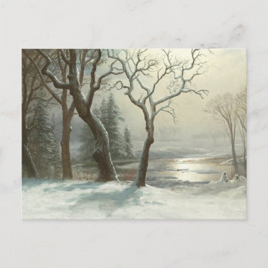 Winter in Yosemite door Albert Bierstadt Briefkaart (Voorkant)