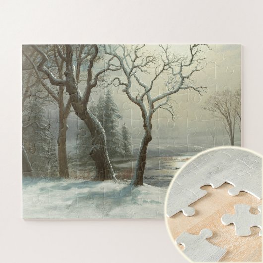 Winter in Yosemite door Albert Bierstadt Legpuzzel