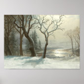 Winter in Yosemite door Albert Bierstadt Poster (Voorkant)