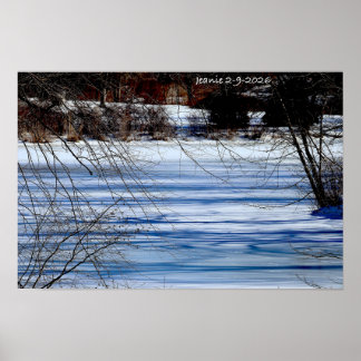 Winter in Zuid-Jersey Poster