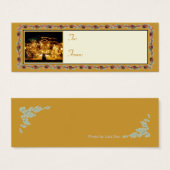 "Winter Inn" Label voor feestdagen Mini Visitekaartjes (Voorkant /achterkant)