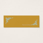 "Winter Inn" Label voor feestdagen Mini Visitekaartjes (Achterkant)