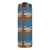 Winter Insulated Bottle - Snow Globe by the Window Thermosbeker (Voorkant)