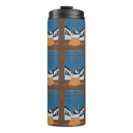 Winter Insulated Bottle - Snow Globe by the Window Thermosbeker