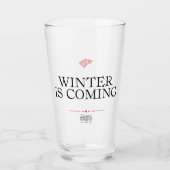 Winter is Coming Glas (Voorkant)