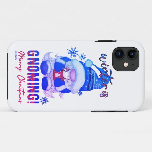 WINTER IS GNOMISCH GNOMISCH KERNCENome Case-Mate iPhone Case (Achterkant (horizontaal))
