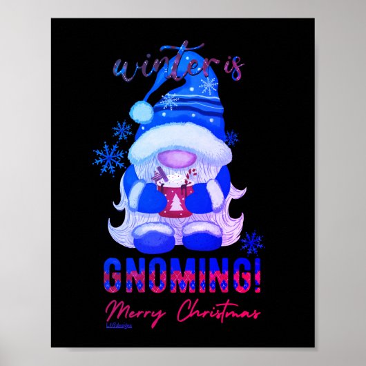 WINTER IS GNOMISCH GNOMISCH KERNCENome Poster (Voorkant)