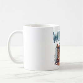 Winter Is Here Fireplace Mug – Cozy Fire Design Koffiemok