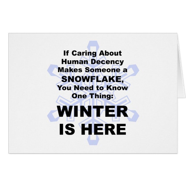 Winter is hier (Voorkant Horizontaal)