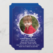 Winter is hier Fotouitnodiging Kaart (Voorkant / Achterkant)