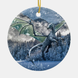Winter is hier keramisch ornament