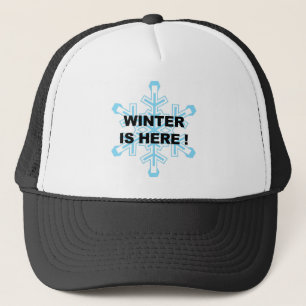 Winter is hier! Liberale Sneeuwvlok Trucker Pet