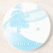 Winter is hier - Onderzetter (Voorkant)
