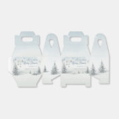 Winter is koud buiten Baby shower dank u Bedankdoosjes (Uitgevouwen)