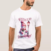 Winter is mijn wonderland - Winter T-shirt (Voorkant)