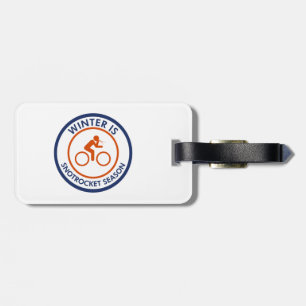 Winter is Snot Rocket Season Cycling Bagagelabel