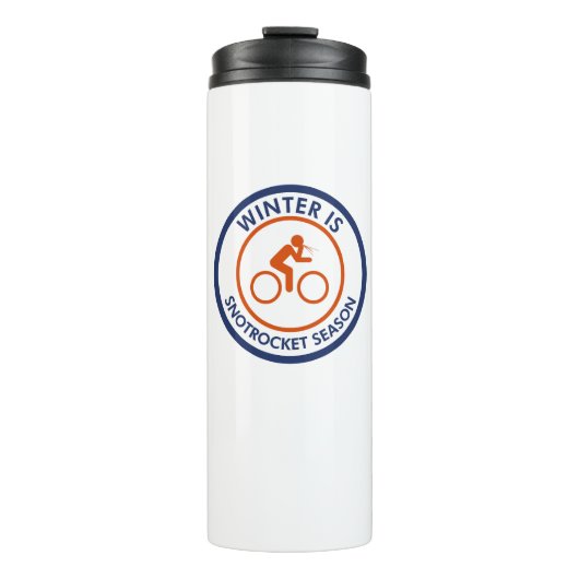 Winter is Snot Rocket Season Cycling Thermosbeker (Voorkant)