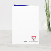 Winter is Snowy: Dark Blue Kaart (Achterkant)