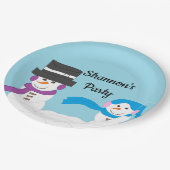 Winter is Snowy: Papieren Bordje (Gekanteld)