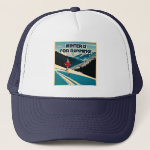 Winter Is Voor Hardlopen Trucker Pet