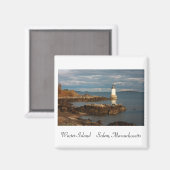 Winter Island Magneet (Voorkant / Achterkant)