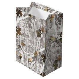 Winter jacht camouflage look medium cadeauzakje