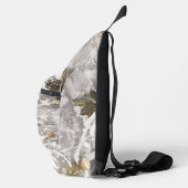 Winter jacht camouflage look sling bag (Rechts)