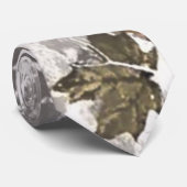 Winter jacht camouflage look stropdas (Opgerold)
