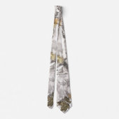 Winter jacht camouflage look stropdas (Achterkant)