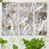 Winter jacht camouflage look theedoek (Gevouwen)