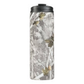 Winter jacht camouflage look thermosbeker (Voorkant)