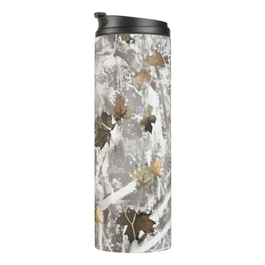 Winter jacht camouflage look thermosbeker (Geroteerd rechts)