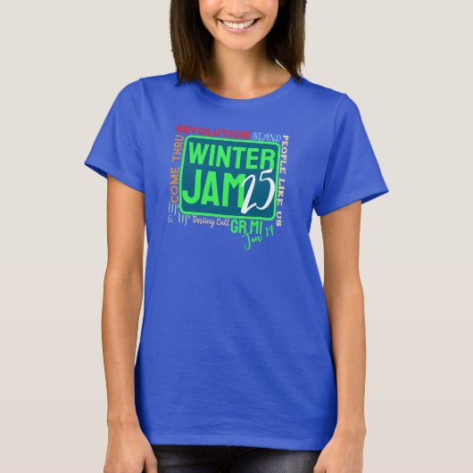 Winter Jam 2025 Jam Nation Skillet Anne Wilson T-shirt (Voorkant)