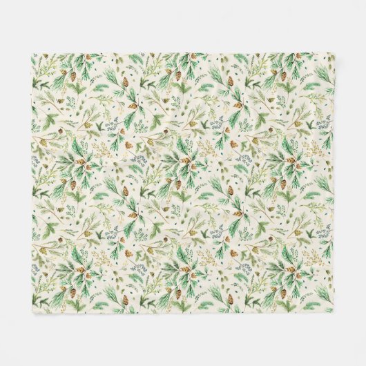 Winter Jeneverbes Pine Deken (Voorkant (Horizontaal))