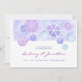 Winter Jewels Wedding Kaart (Voorkant)