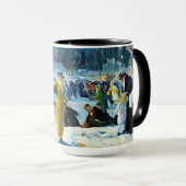 Winter Joy – Bellows Ice Skating Mug Mok (Voorkant rechts)