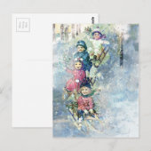 WINTER JOY BRIEFKAART (Voorkant / Achterkant)