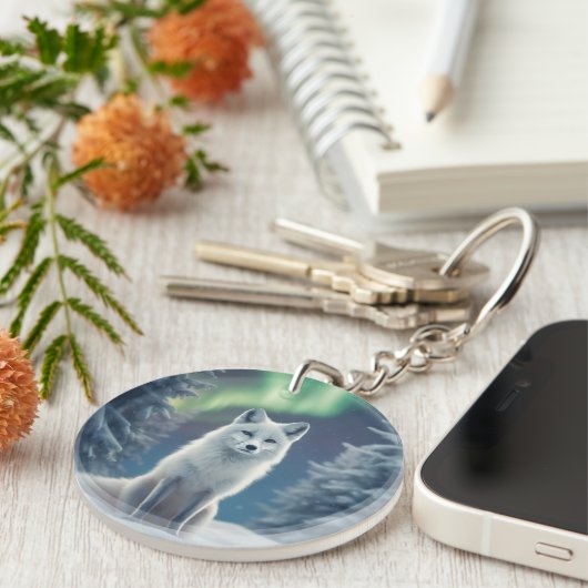 Winter Joy Fox Sleutelhanger (Voorkant Rechts)