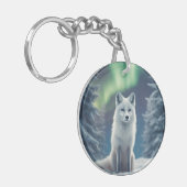 Winter Joy Fox Sleutelhanger (Voorkant Links)