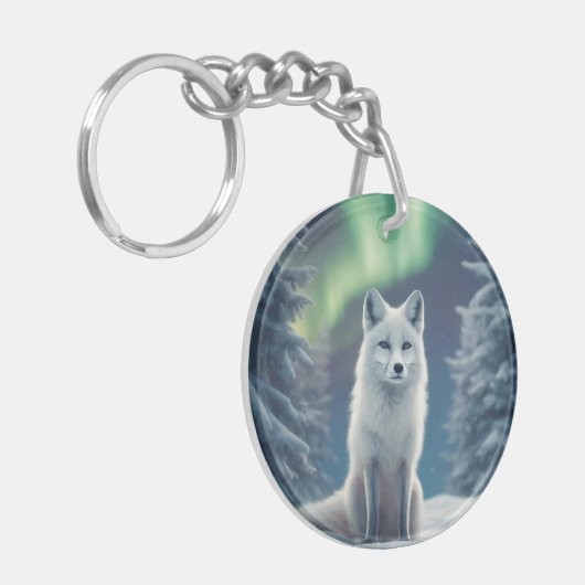Winter Joy Fox Sleutelhanger (Voorkant Links)