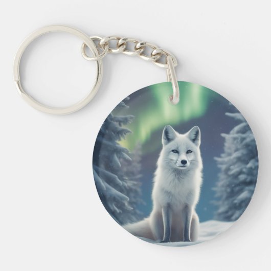 Winter Joy Fox Sleutelhanger (Voorkant)