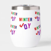 Winter Joy - Gezellige kleurrijke letters (Voorkant)