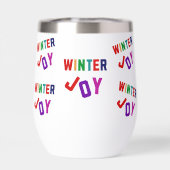 Winter Joy - Gezellige kleurrijke letters (Achterkant)