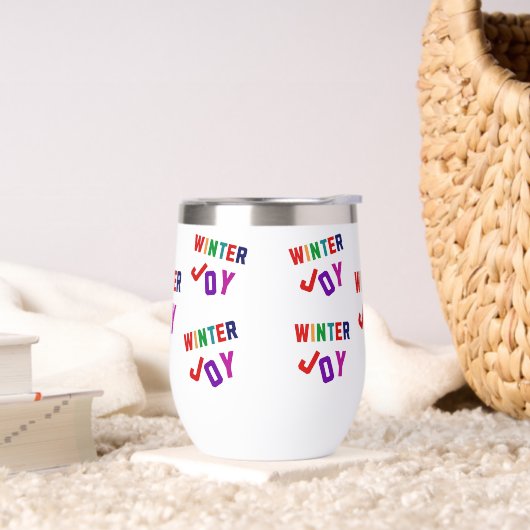 Winter Joy - Gezellige kleurrijke letters (Woonkamer)