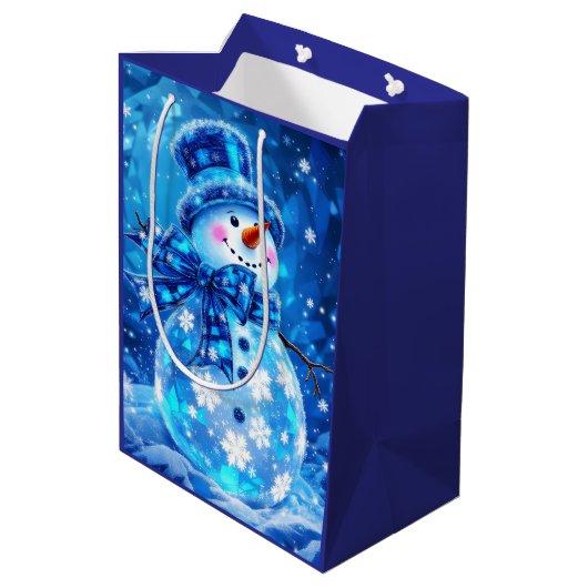 Winter Joy Gift Bag Medium Cadeauzakje (Achterkant Gekanteld)