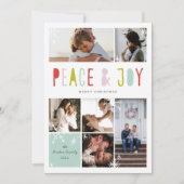 Winter Joy vakantie Kaart (Voorkant)